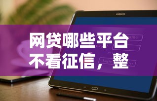 网贷哪些平台不看征信，整理五个2025最新贷款平台好贷款