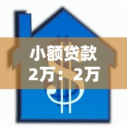 小额贷款2万：2万元小额借款如何快速申请