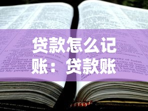 贷款怎么记账：贷款账目如何规范记录