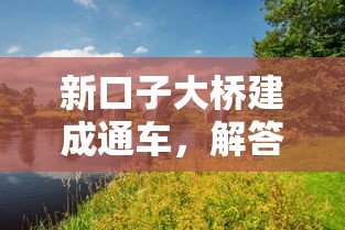 新口子大桥建成通车，解答五家2025最新和安逸花一样的平台还