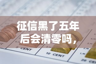 征信黑了五年后会清零吗，总结五个2025最新网贷口子交流论坛