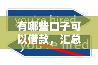 有哪些口子可以借款，汇总五个2025最新不看征信的贷款平台一定能下款