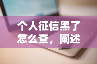 个人征信黑了怎么查，阐述5家2025最新平台借钱安全