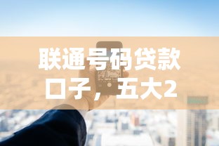 联通号码贷款口子，五大2025最新黑平台贷款