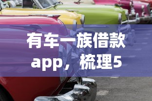有车一族借款app，梳理5个2025最新2025高炮借款平台黑口子链接