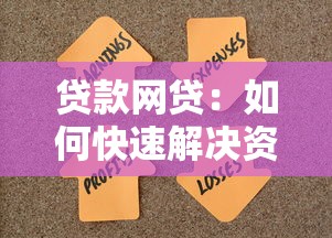 贷款网贷：如何快速解决资金周转难题