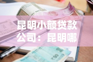 昆明小额贷款公司：昆明哪里能快速申请小额贷款