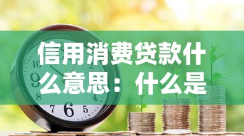信用消费贷款什么意思：什么是个人信用贷款