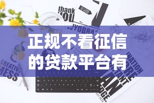 正规不看征信的贷款平台有哪些，国内五大2025最新网络贷款平台哪家好