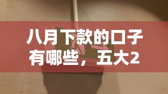 八月下款的口子有哪些，五大2025最新无视风控10000必下口子