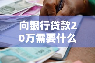 向银行贷款20万需要什么条件：申请20万银行贷款需满足哪些要求