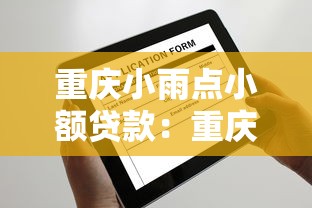 重庆小雨点小额贷款：重庆小额贷款机构如何申请