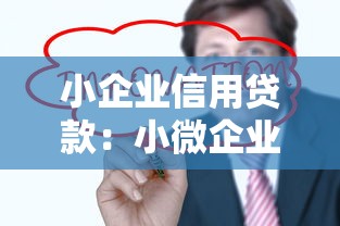 小企业信用贷款：小微企业如何申请无抵押融资