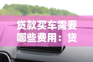 贷款买车需要哪些费用：贷款购车涉及哪些额外支出
