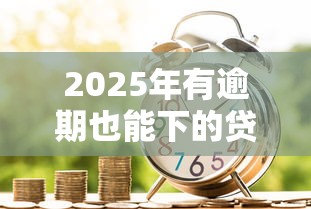 2025年有逾期也能下的贷款平台有哪些，整理五个2025最新信用卡贷款平台