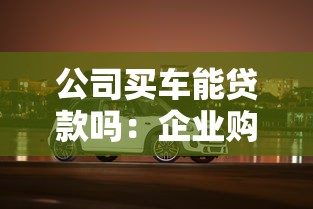 公司买车能贷款吗：企业购车贷款需要哪些条件