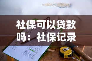 社保可以贷款吗：社保记录能申请贷款吗