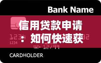 信用贷款申请：如何快速获取个人信用贷款