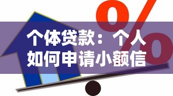 个体贷款：个人如何申请小额信用借款