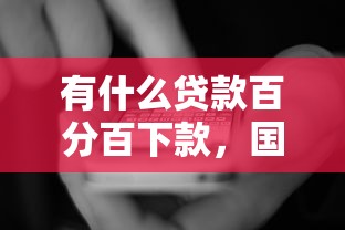 有什么贷款百分百下款，国内五大2025最新2020年12月好下款的口子