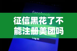 征信黑花了不能注册美团吗，分析五个2025最新快速网贷平台