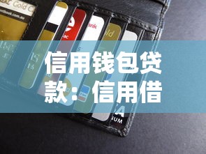 信用钱包贷款：信用借贷平台如何快速申请