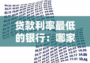 贷款利率最低的银行：哪家银行贷款利率最优惠？