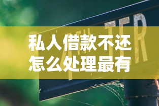 私人借款不还怎么处理最有效，整合5个2025最新被执行人黑户可以申请网贷的平台