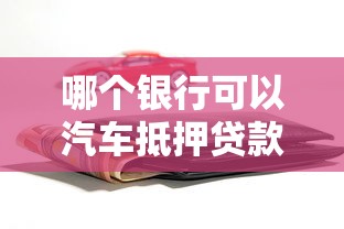 哪个银行可以汽车抵押贷款：哪些银行提供车辆抵押贷款