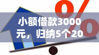 小额借款3000元，归纳5个2025最新小贷款平台好下款
