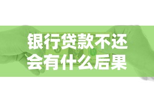 银行贷款不还会有什么后果：逾期还款将面临哪些风险