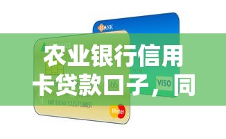 农业银行信用卡贷款口子，同城五个2025最新中国网贷平台排名不分先后