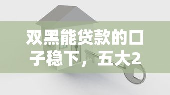 双黑能贷款的口子稳下，五大2025最新不是中介平台的贷款口子