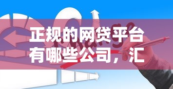 正规的网贷平台有哪些公司，汇总五个2025最新黑户能借款的平台