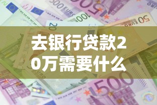 去银行贷款20万需要什么条件：20万银行贷款需满足哪些资质