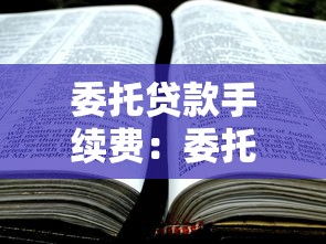 委托贷款手续费：委托贷款服务费标准是多少