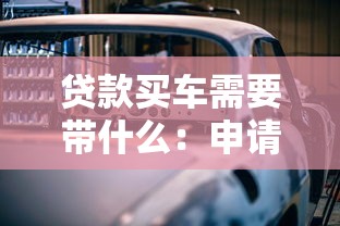 贷款买车需要带什么：申请车贷必备哪些材料