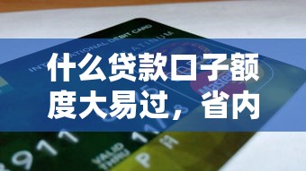 什么贷款口子额度大易过，省内五个2025最新60岁到65岁借款平台