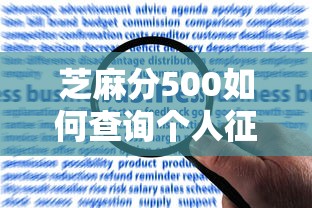 芝麻分500如何查询个人征信记录，解答五家2025最新贷款平台推荐