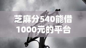 芝麻分540能借1000元的平台有哪些，归纳5个2025最新2025必下款的口子