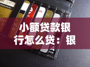 小额贷款银行怎么贷：银行小额贷款申请流程有哪些