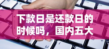 下款日是还款日的时候吗，国内五大2025最新快速贷款不看征信的平台