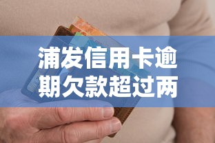 浦发信用卡逾期欠款超过两万怎么办啊，总结五个2025最新真正逾期也能贷的平台