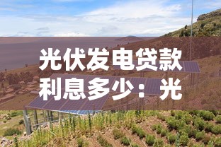 光伏发电贷款利息多少：光伏贷年利率最低可达多少？