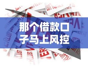 那个借款口子马上风控，归纳5个2025最新网贷平台好贷款