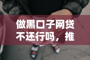 做黑口子网贷不还行吗，推荐五个2025最新征信黑了的人贷款的平台
