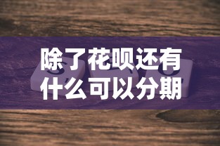 除了花呗还有什么可以分期，探讨五款2025最新好下款不看征信贷款平台