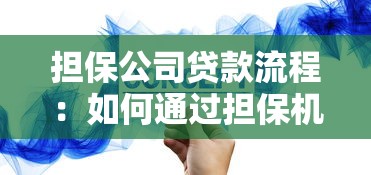 担保公司贷款流程：如何通过担保机构申请贷款