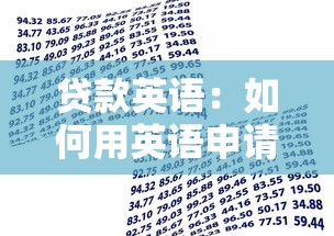 贷款英语：如何用英语申请银行贷款？