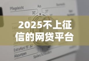 2025不上征信的网贷平台有哪些，梳理5个2025最新借款平台不看征信负债